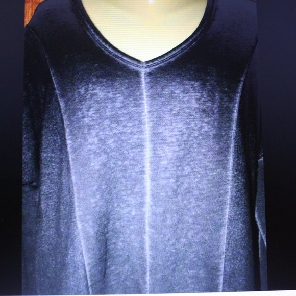 Isela Women's Gray Long Sleeve Pullover Size 2X - Picture 2 of 3